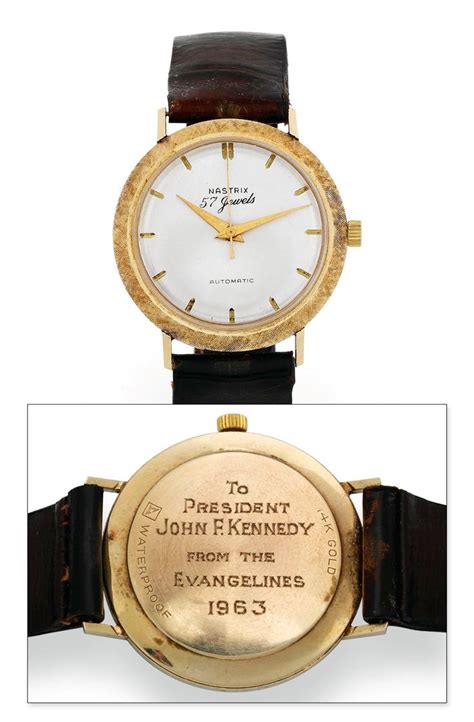 patek philippe clock given to jfk|John F. Kennedy Watches are Legendary .